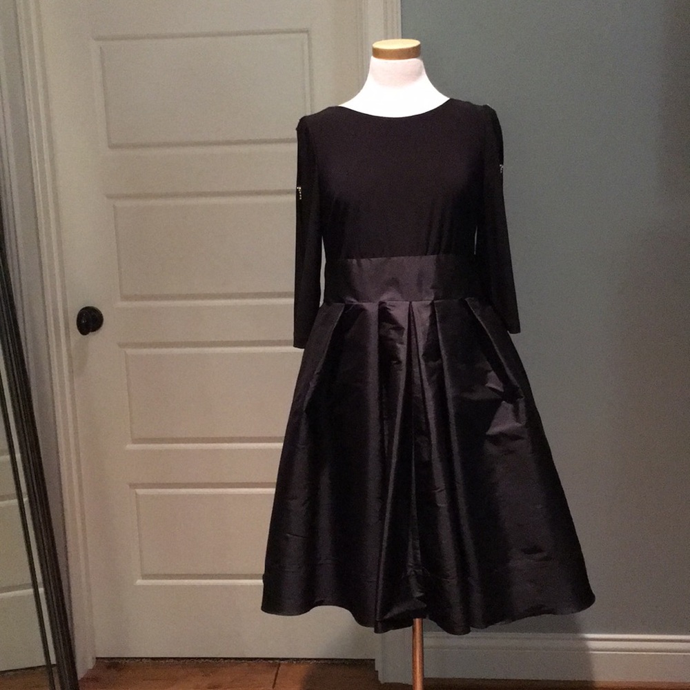 Adrianna Papell black cocktail dress